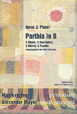 Ignaz Joseph Pleyel Notenblätter Parthia B-Dur für 2 Oboen