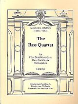 Maurice Cary Whitney Notenblätter The Bass Quartet for bass recorders