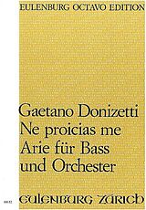 Gaetano Donizetti Notenblätter Ne proicias me (Arie)
