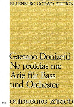 Gaetano Donizetti Notenblätter Ne proicias me (Arie)
