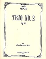 James Hook Notenblätter Trio no.2 op.83