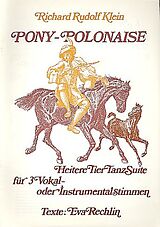 Richard Rudolf Klein Notenblätter Pony-Polonaise Heitere Tier-Tanz-Suite