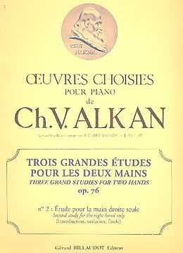 Charles Henri Valentin Alkan Notenblätter 3 grandes etudes op.76