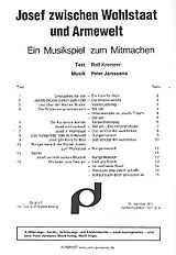 Peter Janssens Notenblätter Josef zwischen Wohlstaat und Armewelt