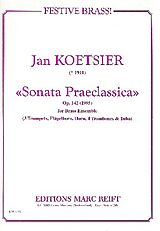 Jan Koetsier Notenblätter Sonata praeclassica op.142