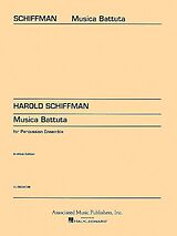 Schieffman Harold Notenblätter MUSICA BATTUTA FOR PERCUSSION