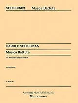 Schieffman Harold Notenblätter MUSICA BATTUTA FOR PERCUSSION