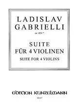 Ladislav Gabrielli Notenblätter Suite