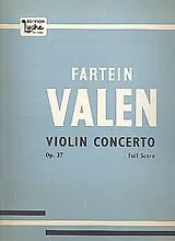 Fartein Valen Notenblätter Concerto op.37 for