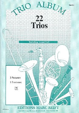  Notenblätter 22 Trios für 3 Posaunen