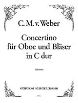 Carl Maria von Weber Notenblätter Concertino C-Dur