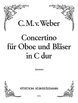 Carl Maria von Weber Notenblätter Concertino C-Dur