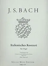 Johann Sebastian Bach Notenblätter Italienisches Konzert BWV971
