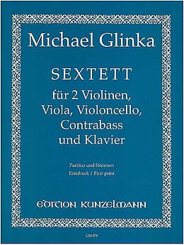 Michael Iwanowitsch Glinka Notenblätter Sextett