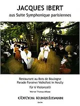 Jacques Ibert Notenblätter 2 Stücke aus der Orchestersuite