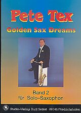 Pete Tex Notenblätter Golden Sax Dreams Band 2