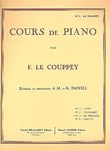 Felix le Couppey Notenblätter Cours de piano vol.3 le progres