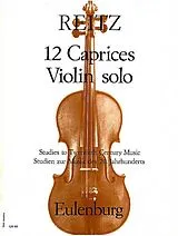 Heiner Reitz Notenblätter 12 Caprices op.3