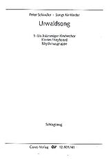 Peter Schindler Notenblätter Urwaldsong für 1-3stg