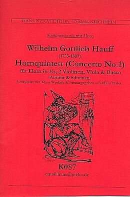 Hauff W. G. H Notenblätter Quintett Es-Dur