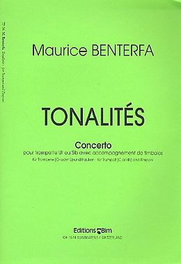 Maurice Bentefera Notenblätter Tonalités Concerto pour trompette