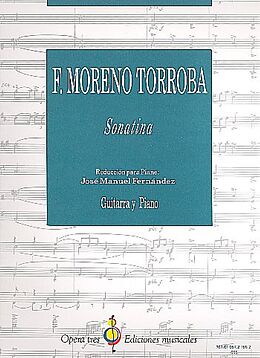 Federico Moreno Torroba Notenblätter Sonatina para guitarra y piano