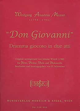 Wolfgang Amadeus Mozart Notenblätter Don Giovanni