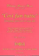 Wolfgang Amadeus Mozart Notenblätter Cosi fan tutte