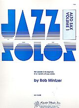 Bob Mintzer Notenblätter Jazz Solos vol.1for alto sax