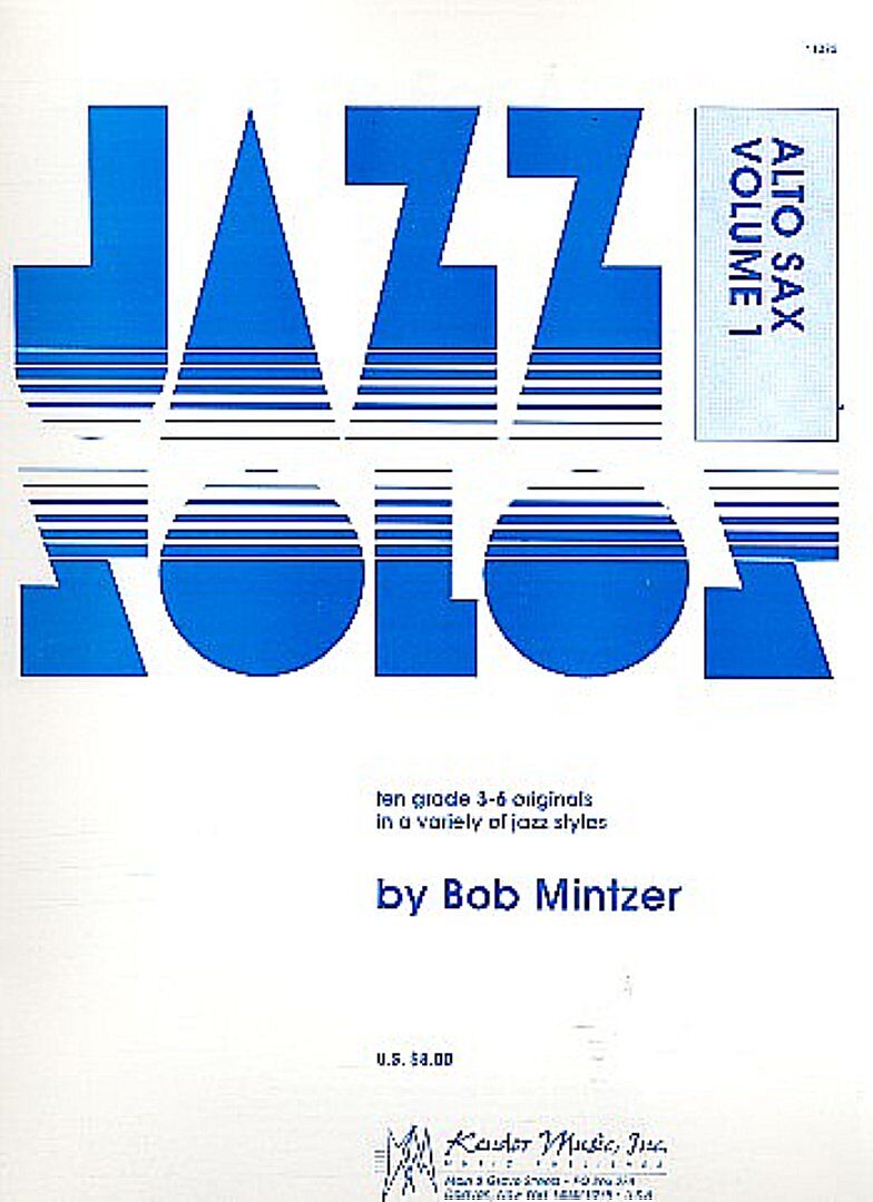 Jazz Solos vol.1for alto sax