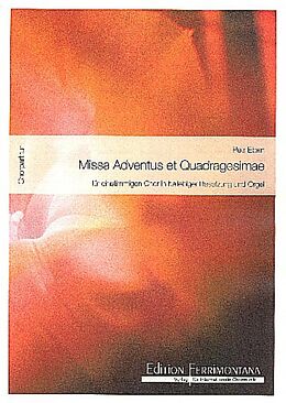 Petr Eben Notenblätter Missa Adventus et Quadragesimae