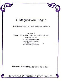 Hildegard von Bingen Notenblätter Symphonia armoniae caelestium