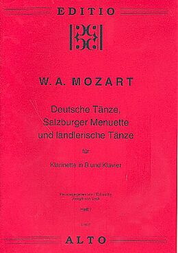 Wolfgang Amadeus Mozart Notenblätter Deutsche Tänze, Salzburger Menuette und ländlerische Tänze Band 1