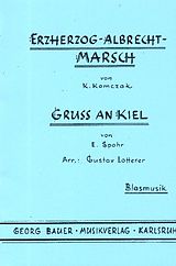  Notenblätter Erzherzog-Albrecht-Marsch und