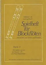  Notenblätter Spielheft für Blockflöten Band 4