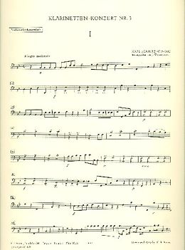 Karl Stamitz Notenblätter Konzert B-Dur Nr.3