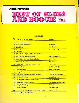  Notenblätter Best of Blues, Boogie and Jazz