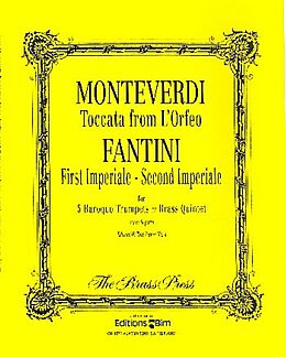 Claudio Monteverdi Notenblätter Toccata from LOrfeo (Monteverdi) und