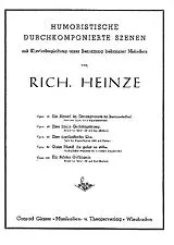 Richard Heinze Notenblätter Guter Mond, du gehst so stille op.82
