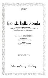 Franz Josef Breuer Notenblätter Bionda bella Bionda