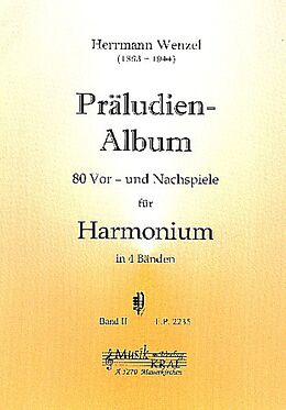 Hermann Wenzel Notenblätter Präludien-Album Band 2 80 Vor- und Nachspiele