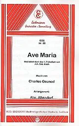 Charles Francois Gounod Notenblätter Ave MariaMeditation