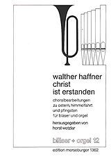 Walther Haffner Notenblätter Christ ist erstanden