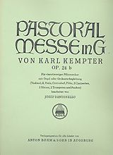 Karl Kempter Notenblätter Pastoralmesse G-Dur op.24b