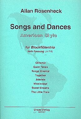 Allan Rosenheck Notenblätter Songs and Dances American Style
