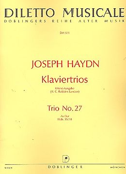 Franz Joseph Haydn Notenblätter Klaviertrio As-Dur Nr.27 Hob.XV-14