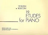 William Bolcom Notenblätter 12 etudes