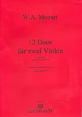 Wolfgang Amadeus Mozart Notenblätter 12 Duos KV487