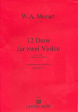 Wolfgang Amadeus Mozart Notenblätter 12 Duos KV487