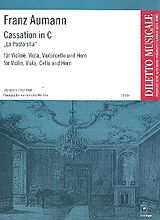 Franz Joseph Aumann Notenblätter Cassation C-Dur fuer violine, viola